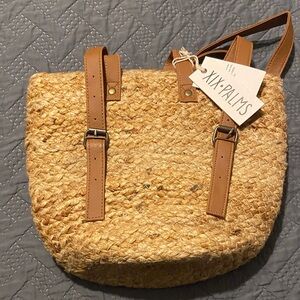 XIX Palms Faux Wicker Mini Backpack - Never Used